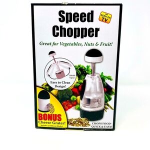 Speed Chopper with Bonus Cheese Grater